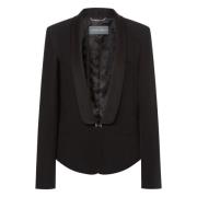 Alberta Ferretti Elegant Svart Blazer Black, Dam