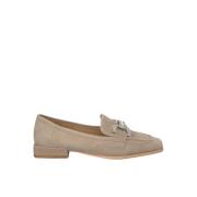 Alma EN Pena Spänne Rhinestone Loafer Gray, Dam