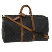 Louis Vuitton Vintage Pre-owned Canvas handvskor Brown, Dam