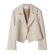 Stylein Klassisk Blazer för Män Beige, Dam