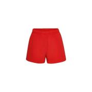 Rotate Birger Christensen Stretchiga Korta Shorts Red, Dam