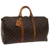 Louis Vuitton Vintage Pre-owned Canvas resvskor Brown, Dam