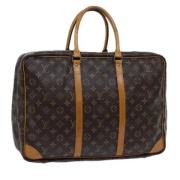 Louis Vuitton Vintage Pre-owned Canvas handvskor Brown, Dam