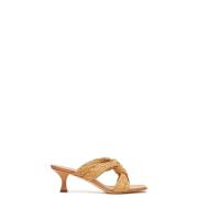 Casadei Elegant Stiletto Heels for Women Beige, Dam