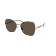 Chanel Silverbruna solglasögon Modell C261/3 Gray, Dam