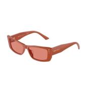 Jimmy Choo Röd Ram Rosa Linssolglasögon Red, Unisex