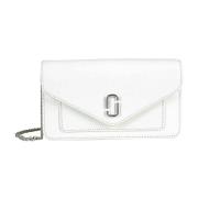 Marc Jacobs Stilig Chain Wallet för Män White, Dam