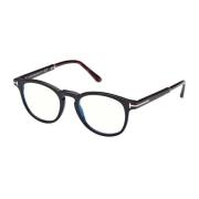 Tom Ford Stiliga Optiska Glasögon Black, Unisex