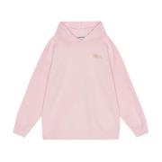 Ganni Oversized Hoodie Pink, Dam