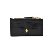 Alexander McQueen Laeder crossbodyvskor Black, Dam