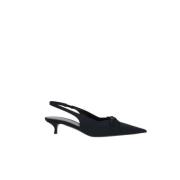 Balenciaga Heel Slingback med rosett Black, Dam