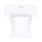 Blumarine Snygga Dam T-shirts & Polos White, Dam