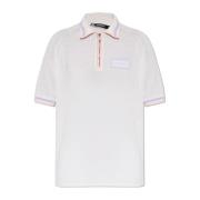 Versace Polo med logotyp Beige, Dam