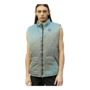 Noma t.d. Quiltad Puffer Vest med Logo Applique Gray, Herr