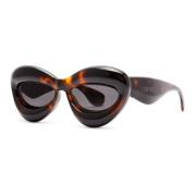 Loewe Cat-eye solglasögon i mörk havana Brown, Dam