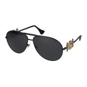 Versace Stiliga solglasögon Black, Unisex