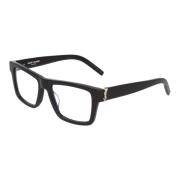 Saint Laurent Fyrkantig Ram Glasögon SL M10_B Black, Unisex