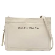 Balenciaga Vintage Pre-owned Laeder kuvertvskor White, Dam