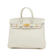 Hermès Vintage Pre-owned Laeder handvskor Beige, Dam