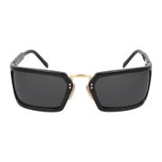 Prada Rektangulära solglasögon Black, Unisex
