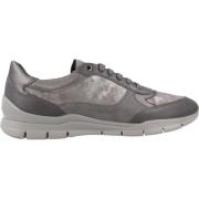 Geox Snygga Sneakers för Kvinnor Gray, Dam