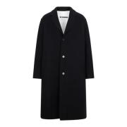 Jil Sander Svart ullsportkavaj Black, Herr