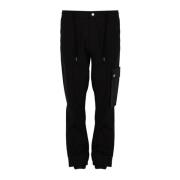 Les Hommes Slim Fit Byxor Black, Herr