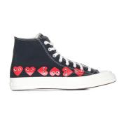 Comme des Garçons Play Svart Hjärttryck Sneakers Black, Herr