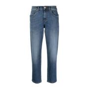 Lorena Antoniazzi Blå Straight Jeans Casual Stil Blue, Dam