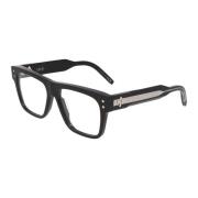 Dior Fyrkantig ram glasögon CD Diamondo S6I Black, Unisex