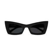 Saint Laurent Klassiska Cat-Eye Solglasögon Black, Dam