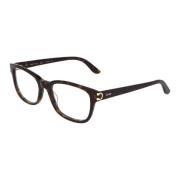 Cartier Fyrkantig båge glasögon Brown, Unisex