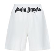 Palm Angels Snygga Shorts för Män White, Herr