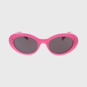 Celine Ikoniska solglasögon med enhetliga linser Pink, Dam