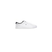 Tommy Hilfiger Chambray Vulcanized Sneakers White, Herr