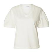 Selected Femme Stiliga T-shirts och Polos White, Dam