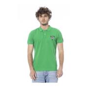 Cavalli Class Klassisk Polo Shirt Logo Detalj Bomull Green, Herr