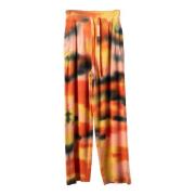 Laneus Tie Dye Wide Pants Multicolor, Dam