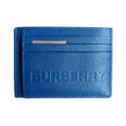 Burberry Blå Korthållare Plånbok Klipp Unisex Blue, Dam