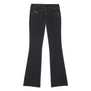 Diesel Bootcut and Flare Jeans - 1969 D-Ebbey Black, Dam