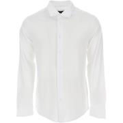 Emporio Armani Vit T-shirt med präglad örn White, Herr