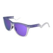 Oakley Sportig Fyrkantig Solglasögon Purple, Unisex