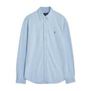 Polo Ralph Lauren Klassisk bomullspiké skjorta Blue, Herr