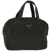 Prada Vintage Pre-owned Nylon prada-vskor Green, Dam