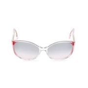 Yves Saint Laurent Vintage Pre-owned Acetat solglasgon White, Dam