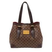 Louis Vuitton Vintage Pre-owned Laeder totevskor Brown, Dam