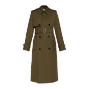 Burberry Bomull trenchcoat Green, Dam