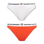 Dsquared2 Twin Pack Briefs Multicolor, Dam