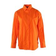 Pinko Orange Skjorta 100% Bomull Kvinnor Orange, Dam