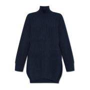 Jil Sander Ull turtleneck Blue, Dam